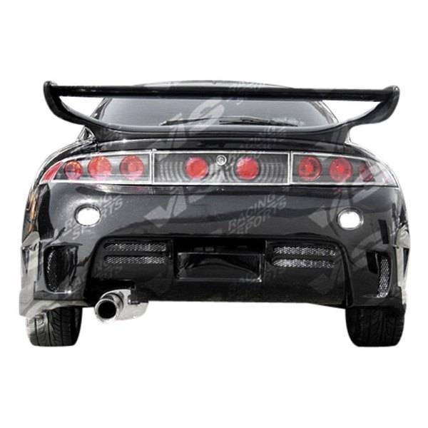 1995-1999 Mitsubishi Eclipse 2 doors GT BOMBER Style FRP Primer Rear Bumper-1