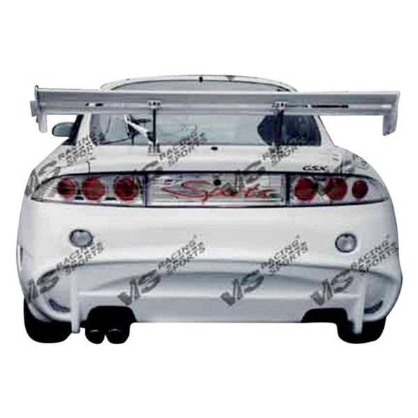 1995-1999 Mitsubishi Eclipse 2 doors INVADER 6 Style FRP Primer Rear Bumper-1