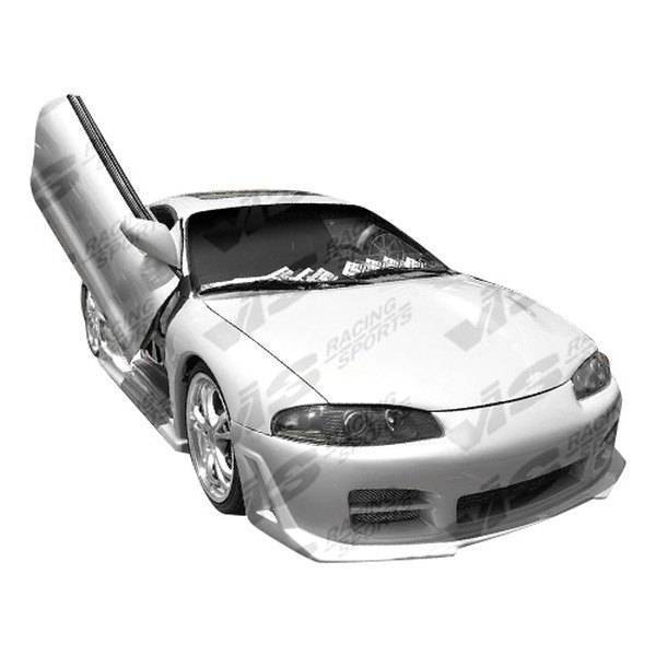 1995-1996 Mitsubishi Eclipse 2 doors OCTANE Style FRP Primer Front Bumper-1