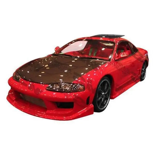 1995-1999 Mitsubishi Eclipse 2 doors STRIKER Style FRP Primer Side Skirts-1