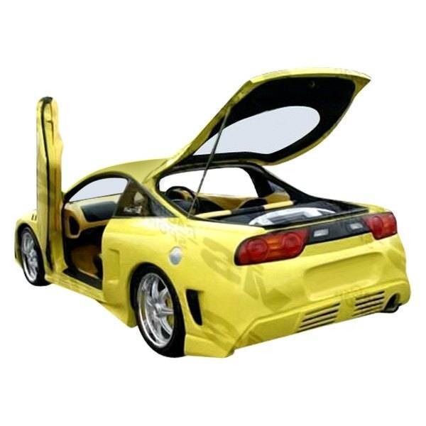 1995-1999 Mitsubishi Eclipse 2 doors XGT Style FRP Primer Rear Bumper-1