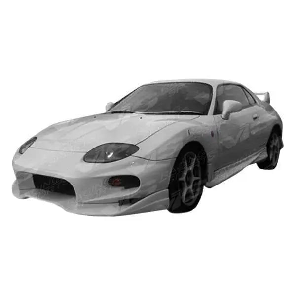 1995-2000 Mitsubishi Fto 2 doors INVADER Style FRP Primer Side Skirts-1