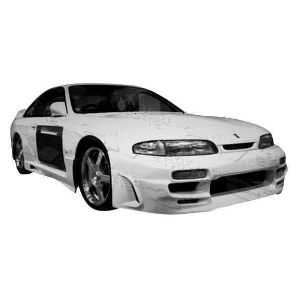 1995-1996 Nissan 240SX 2 doors Xtreme Style FRP Primer Front Bumper-1