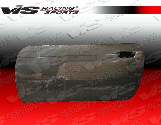 1995-1998 Nissan 240SX Hatchback 2 doors Carbon Fiber Black Door-1