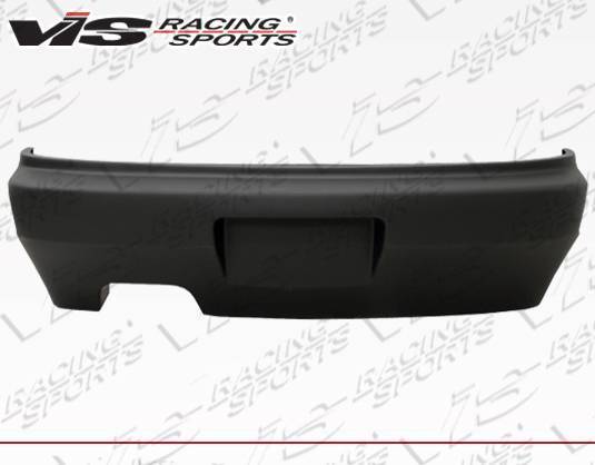 1995-1998 Nissan 240SX 2 doors Quad Six Style FRP Primer Rear Bumper-3