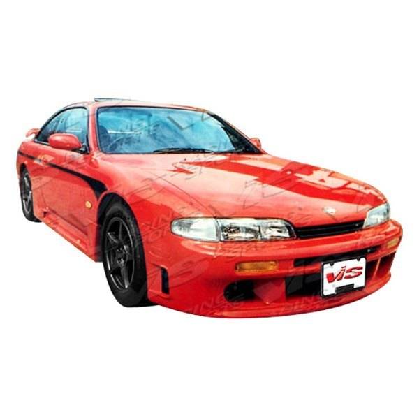 1995-1996 Nissan 240SX 2 doors TECHNO R Style FRP Primer Full Kit-1