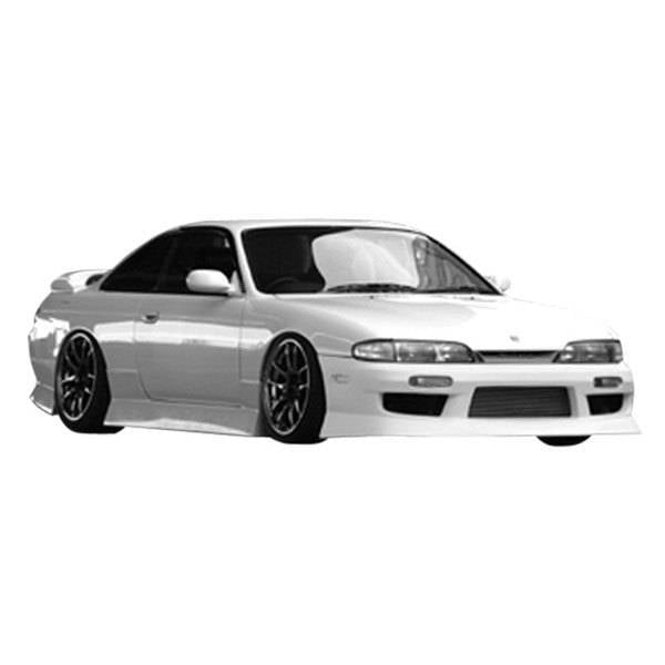 1995-1996 Nissan 240SX 2 doors V Spec 4 Style FRP Primer Full Kit-1