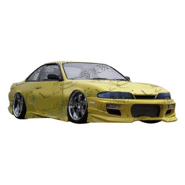 1995-1996 Nissan 240SX 2 doors V Spec S Style FRP Primer Front Bumper-1