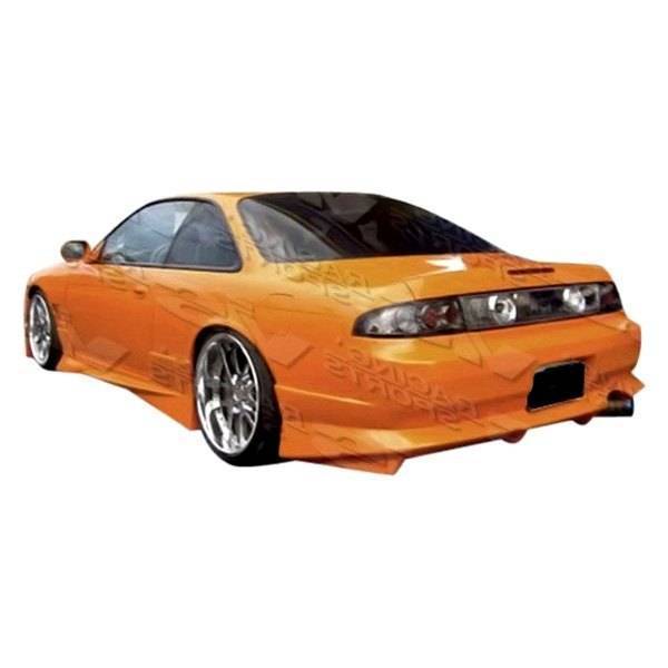 1995-1998 Nissan 240SX 2 doors V Spec S Style FRP Primer Rear Bumper-1