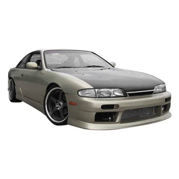 1995-1996 Nissan 240SX 2 doors V Speed Style FRP Primer Front Bumper-1