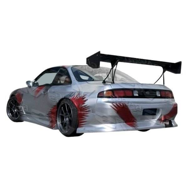 1995-1998 Nissan 240SX 2 doors Werk 9 Style FRP Primer Rear Bumper-1