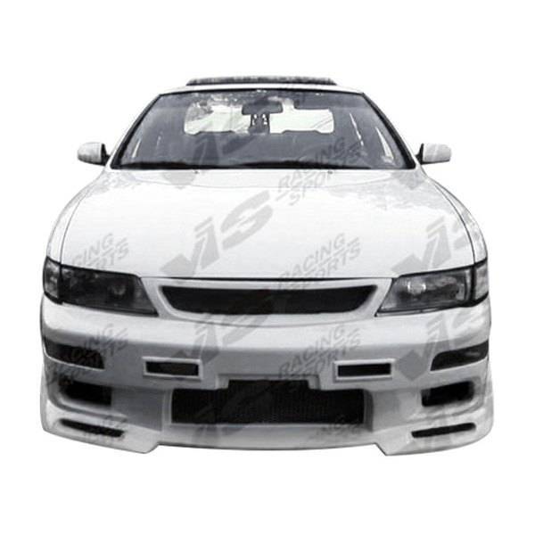 1995-1999 Nissan Maxima 4 doors OMEGA Style FRP Primer Front Bumper-1