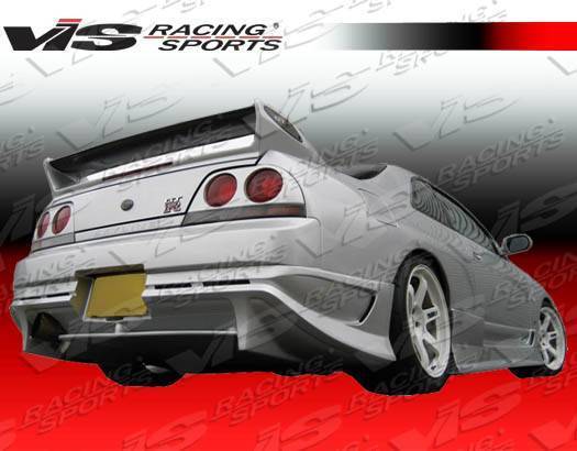 1995-1998 Nissan Skyline R33 GTR 2 doors DEMON Style FRP Primer Rear Bumper-1
