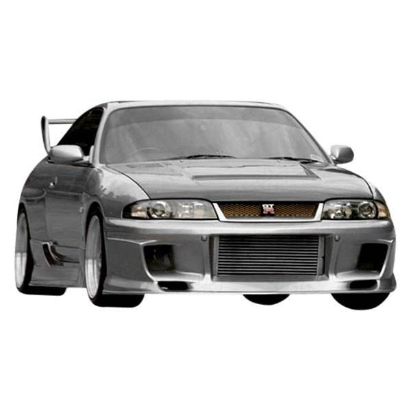 1995-1998 Nissan Skyline R33 GTR 2 doors DEMON Style FRP Primer Full Kit-3