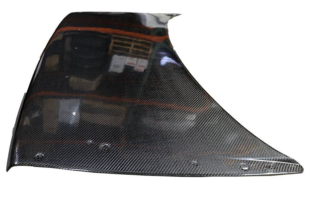 1995-1998 Nissan Skyline R33 GTR 2 doors OEM Style Carbon Fiber Black Trunk-4