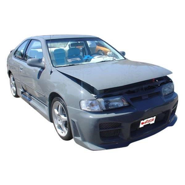 1995-1999 Nissan Sentra 4 doors OCTANE Style FRP Primer Front Bumper-1