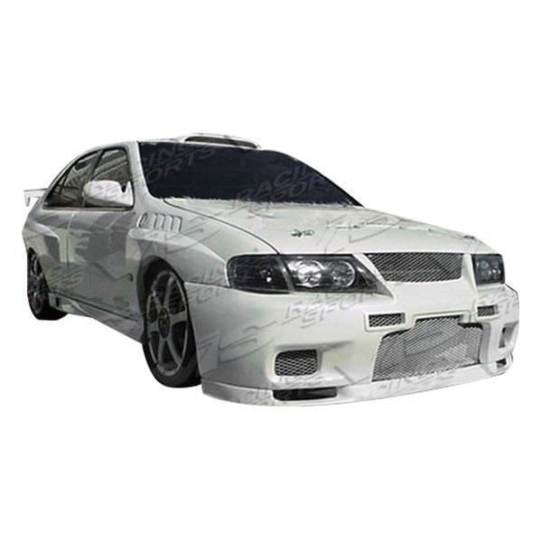 1995-1999 Nissan Sentra 4 doors OMEGA Style FRP Primer Front Bumper-1