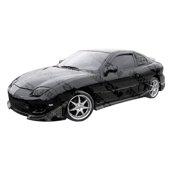 1995-2005 Pontiac SunFire 2 doors BATTLE Z Style FRP Primer Side Skirts-1