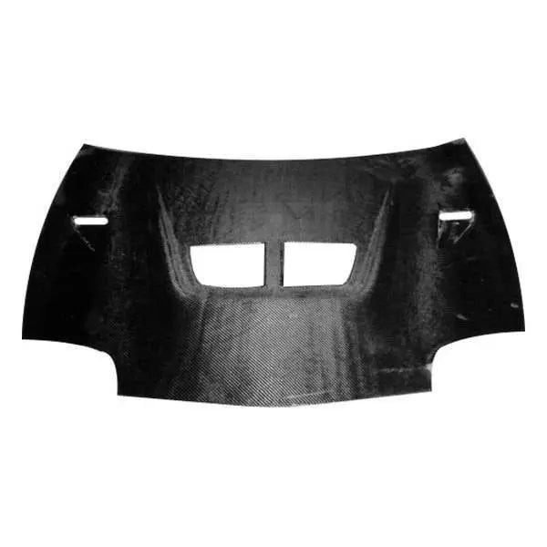 1995-2002 Pontiac SunFire 2 doors 4 doors EVO Style Carbon Fiber Black Hood-1