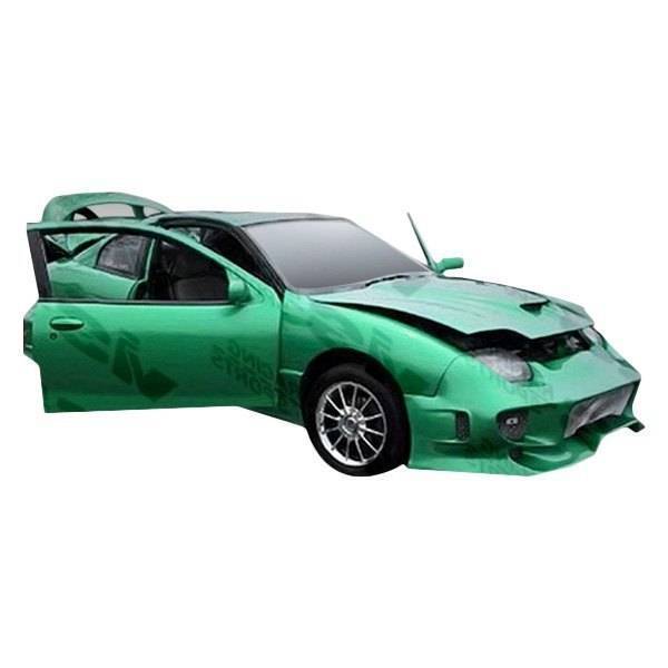 1995-2002 Pontiac SunFire 2 doors 4 doors INVADER Style FRP Primer Front Bumper-1