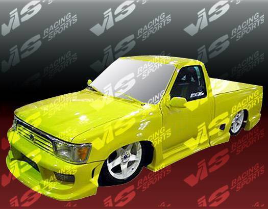 1995-2000 Toyota Tacoma 2 doors STRIKER Style FRP Primer Full Kit-2