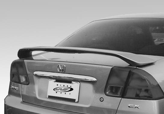 2001-2005 Honda Civic 4 doors FRP Primer Spoiler-1