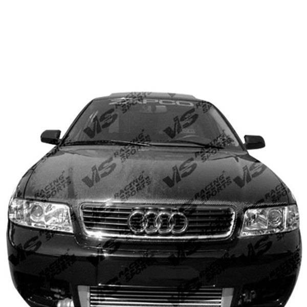 1996-2001 AUDI A4 4 doors OEM Style Carbon Fiber Black Hood-2