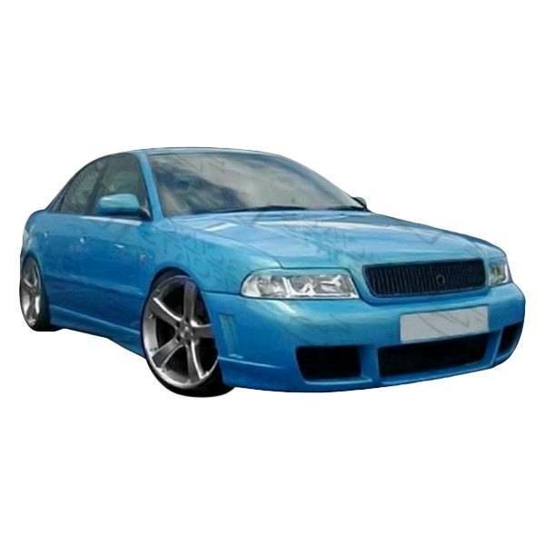 1996-2001 Audi A4 4 doors RS4 Style FRP Primer Front Bumper-1