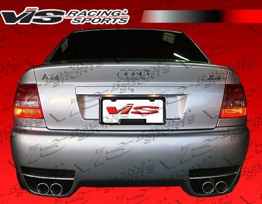 1996-2001 Audi A4 4 doors RSR Style FRP Primer Rear Bumper-5
