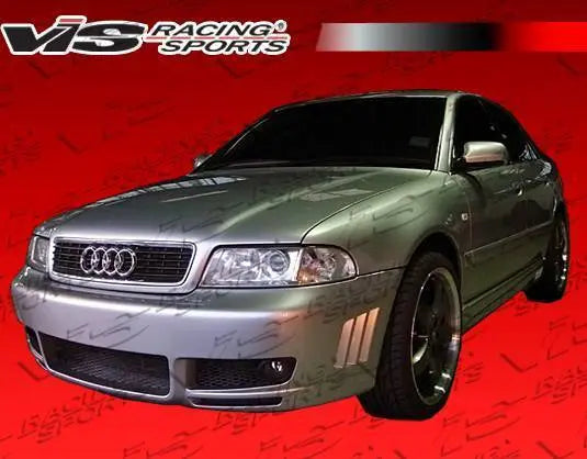1996-2001 Audi A4 4 doors RSR Style FRP Primer Side Skirts-1