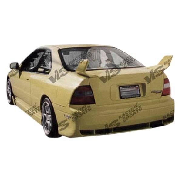 1996-1997 Honda Accord 2 doors 4 doors TECHNO R Style FRP Primer Rear Lip-1