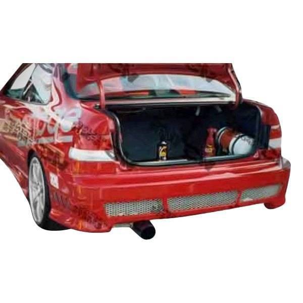 1996-2000 Honda Civic 2 doors 4 doors AVG Style FRP Primer Rear Bumper-1