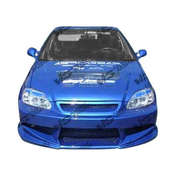 1996-1998 Honda Civic Hatchback 4 doors 2 doors Battle Style FRP Primer Front Bumper-1
