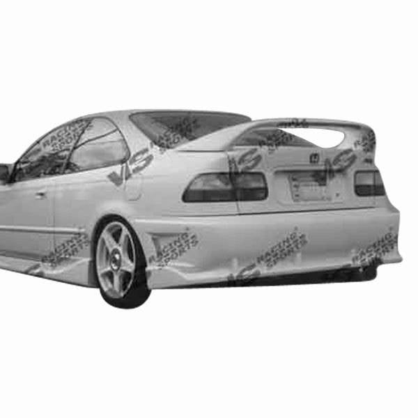 1996-2000 Honda Civic 2 doors 4 doors Evolution Style FRP Primer Rear Bumper-1