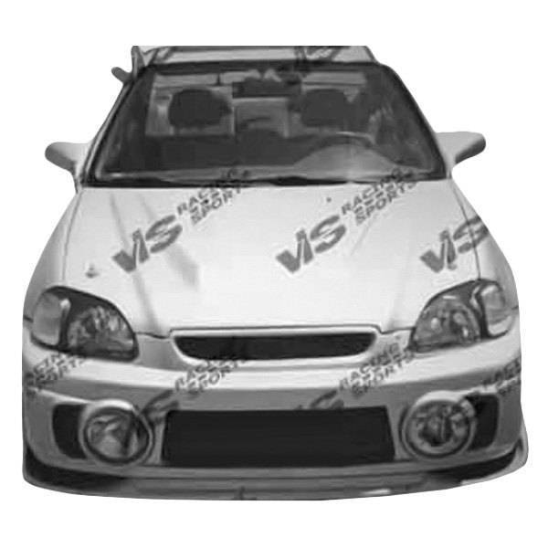 1996-1998 Honda Civic Hatchback 4 doors 2 doors EVO 2 Style FRP Primer Front Bumper-1