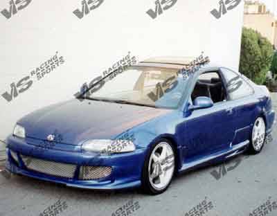 1996-1998 Honda Civic Hatchback 4 doors 2 doors FRP Primer Front Bumper-1