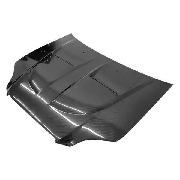 1996-1998 Honda Civic 2 doors 4 doors XTREME GT Style Carbon Fiber Black Hood-1