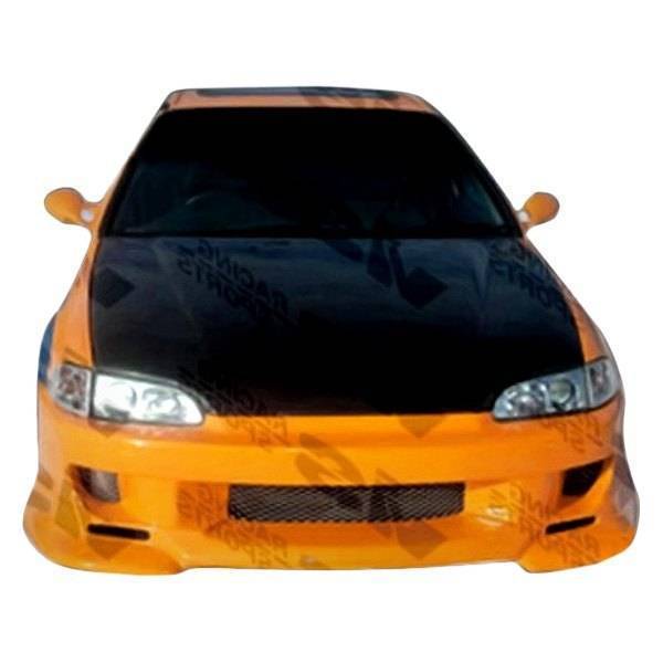 1996-1998 Honda Civic Hatchback 4 doors 2 doors Strada F1 Style FRP Primer Front Bumper-1