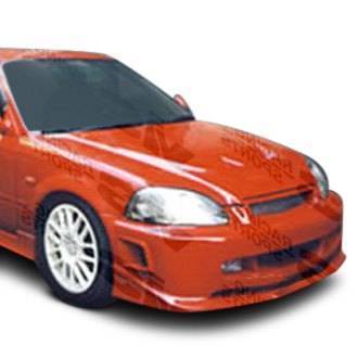 1996-1998 Honda Civic Hatchback 4 doors 2 doors STALKER Style FRP Primer Front Bumper-2