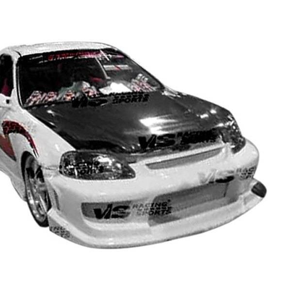 1996-1998 Honda Civic Hatchback 4 doors 2 doors STRIKER Style FRP Primer Front Bumper-1
