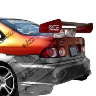 1996-2000 Honda Civic 2 doors 4 doors STRIKER Style FRP Primer Rear Bumper-1