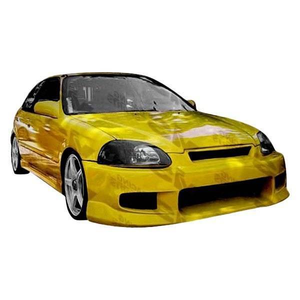 1996-1998 Honda Civic Hatchback 4 doors 2 doors FRP Primer Front Bumper-1