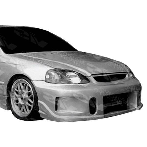 1996-1998 Honda Civic Hatchback 4 doors 2 doors TSC 2 Style FRP Primer Front Bumper-1