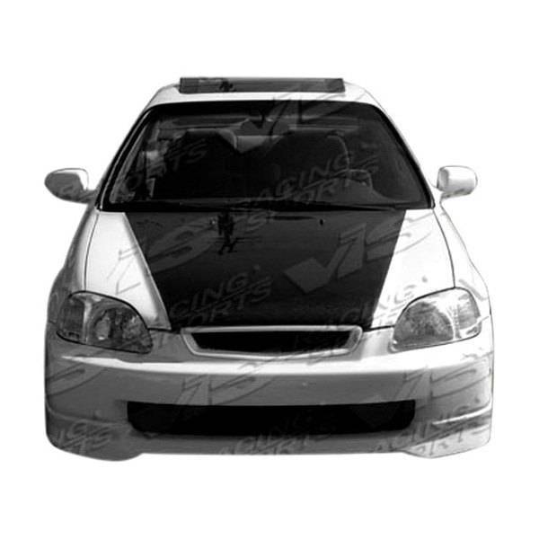 1996-1998 Honda Civic Hatchback 4 doors 2 doors Type R Style FRP Primer Front Lip-1