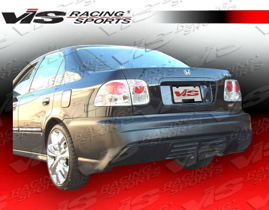 1996-1998 Honda Civic 2 doors XGT Style FRP Primer Full Kit-4