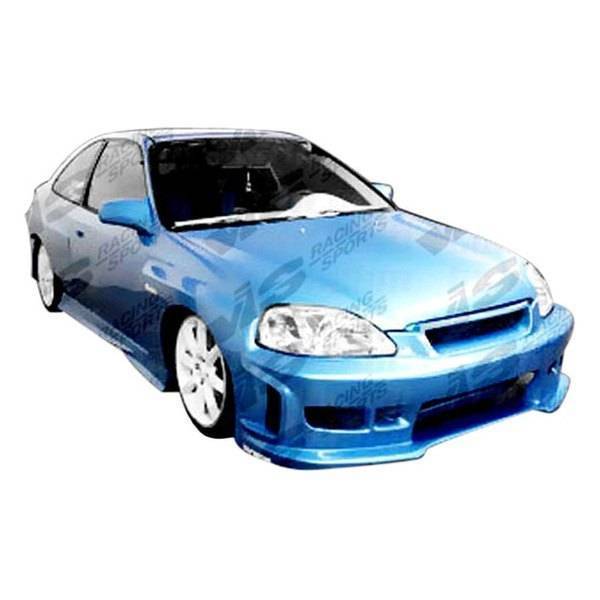 1996-1998 Honda Civic Hatchback 4 doors 2 doors Z1 BOXER Style FRP Primer Front Bumper-1