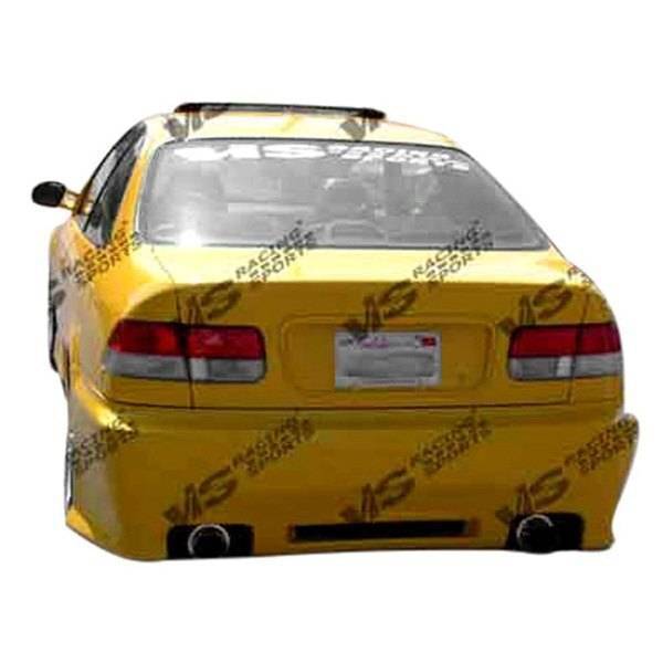 1996-2000 Honda Civic 2 doors 4 doors Z1 BOXER Style FRP Primer Rear Bumper-1