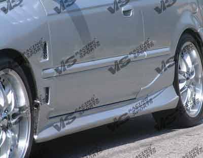 1996-1998 Honda Civic Hatchback INVADER 6 Style FRP Primer Full Kit-2