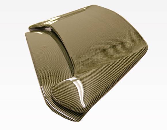 1996-2000 Honda Civic Hatchback KEVLAR CARBON FIBER Yellow  Black Spoiler-1