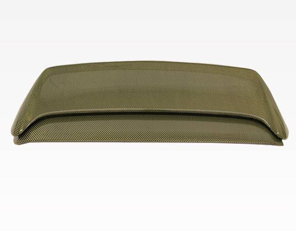 1996-2000 Honda Civic Hatchback KEVLAR CARBON FIBER Yellow  Black Spoiler-4